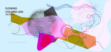 Geometrik desenli soyut bir arka plan. vektör illüstrasyonu