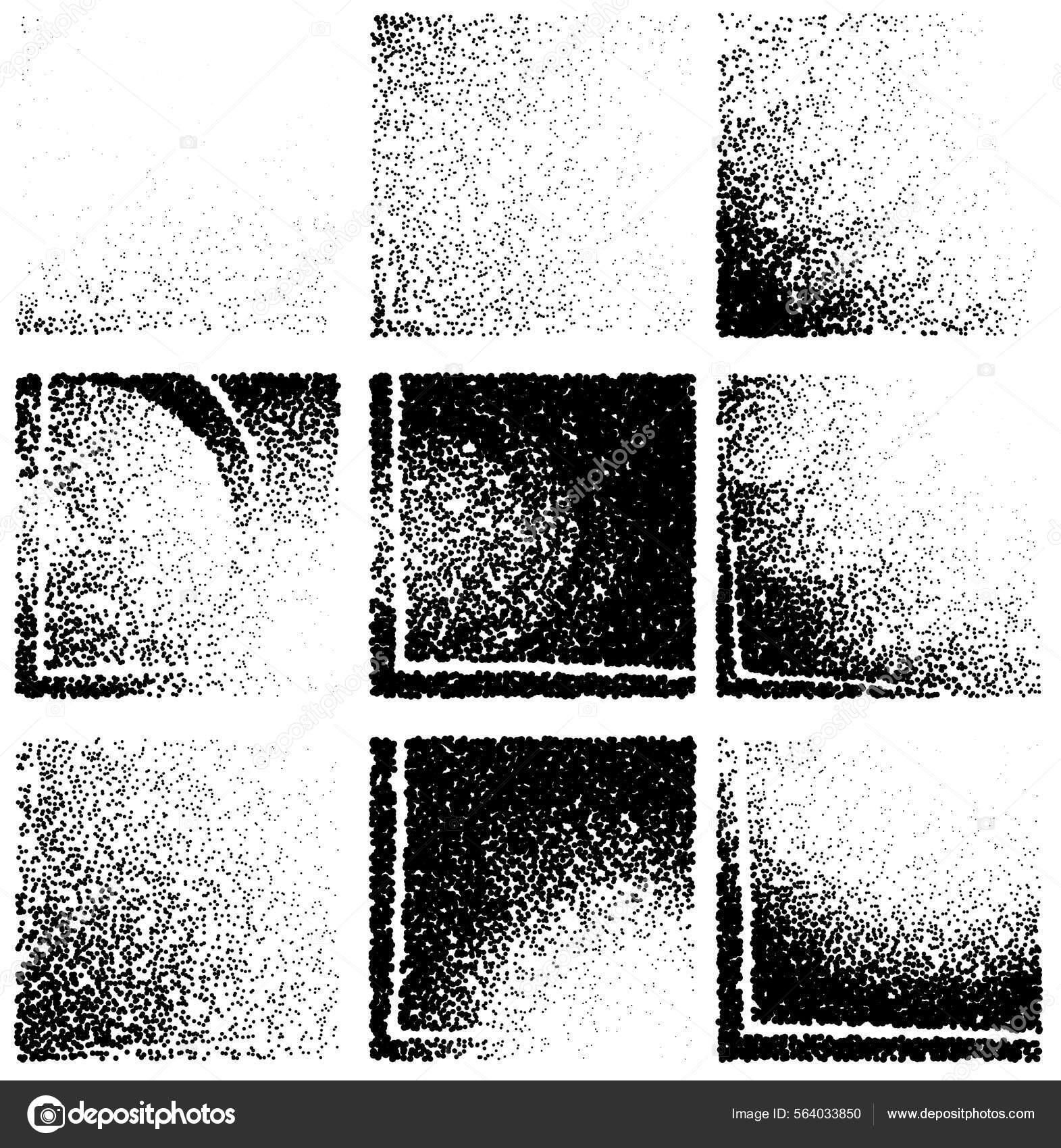 Grunge Texture Black White Paint Vector Illustration Stock Vector by