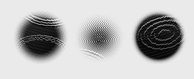 Yarım tonlu noktalar. vektör illüstrasyonu.