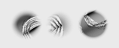 Soyut yarım tonlu noktalar arka plan. vektör illüstrasyonu.