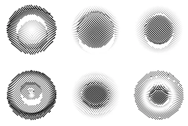 Напівтоновий Візерунок Крапок Векторна Ілюстрація — стоковий вектор