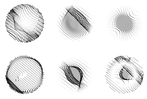 Yarım tonlu noktalar. vektör illüstrasyonu.
