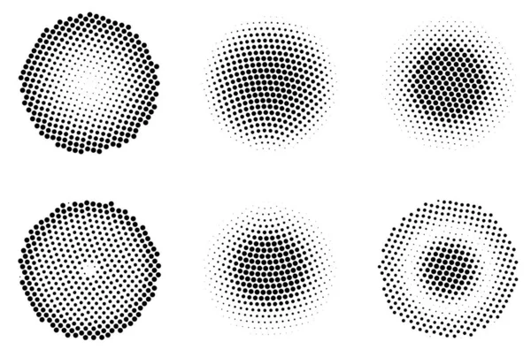 Напівтоновий Візерунок Крапок Векторна Ілюстрація — стоковий вектор