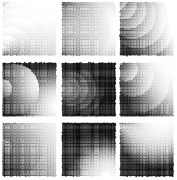 Fondo Abstracto Puntos Medio Tono — Archivo Imágenes Vectoriales