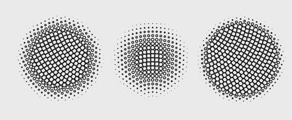 Yarım tonlu noktalar. vektör illüstrasyonu.