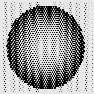 Yarım tonlu noktalar. Soyut arkaplan. vektör illüstrasyonu.