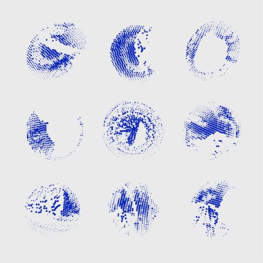 grunge fırça darbeleri, lekeler, lekeler, lekeler, mavi, beyaz, izole