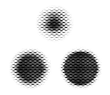 Yarım tonlu noktalar. vektör illüstrasyonu.