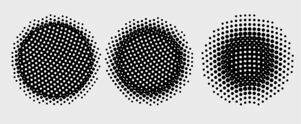 Yarım tonlu noktalar. vektör illüstrasyonu.