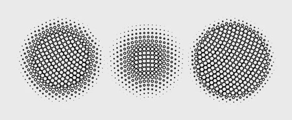 Yarım tonlu noktalar. vektör illüstrasyonu.