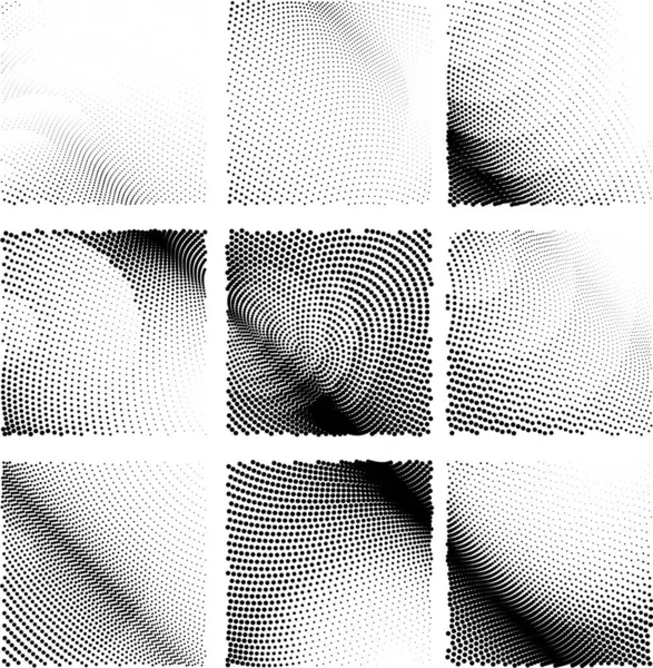 Noktalı ve daireli soyut yarım ton arkaplan