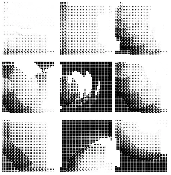 Noktaların yarım ton dokusu. vektör illüstrasyonu.