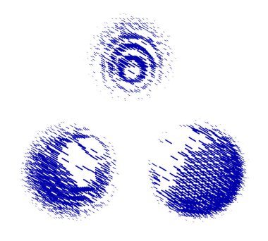 Grunge mavi ve beyaz arka plan