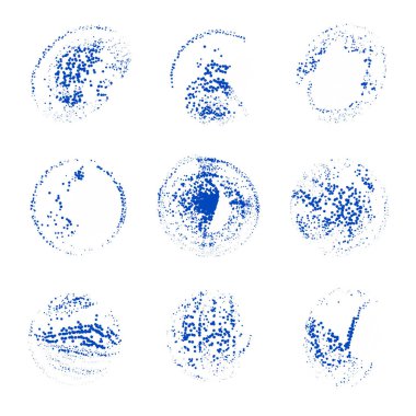 grunge öğeleri kümesi. vektör çizim