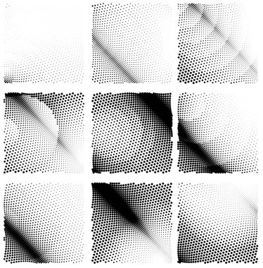 Yarım ton noktalı soyut arkaplan