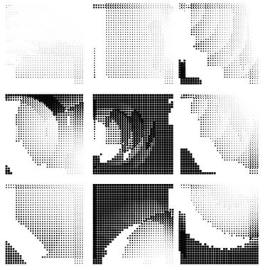 Yarım tonlu noktalar. vektör illüstrasyonu.