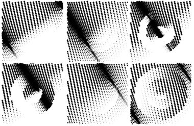 Grunge yarım ton noktalı soyut arkaplan