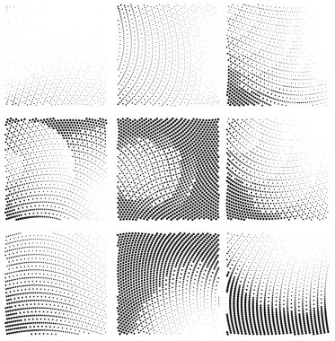 Yarım ton noktalı soyut arkaplan