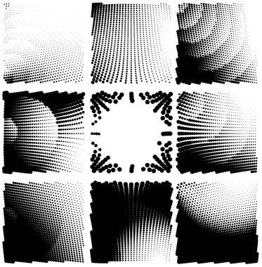 Grunge yarım ton noktalı soyut arkaplan