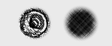 Soyut yarım tonlu noktalar. vektör illüstrasyonu.