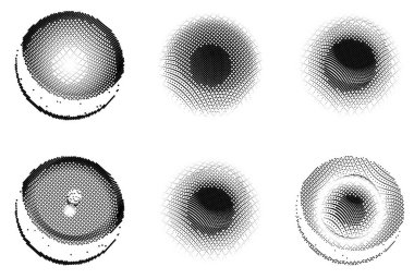 Beyaz arka plan üzerinde soyut çevrelerinde ayarla