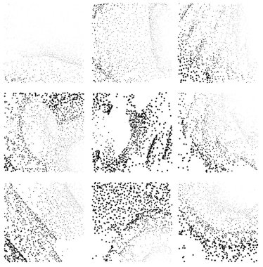 Siyah ve beyaz benekli soyut arkaplan