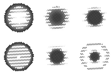 Yarım tonlu noktalar. vektör illüstrasyonu.
