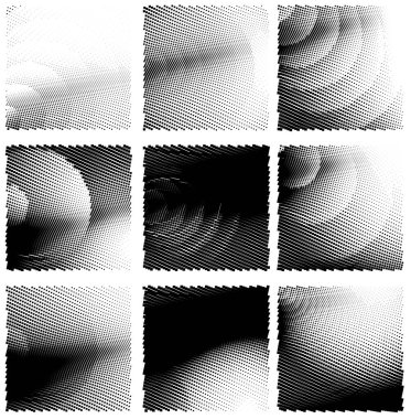 Tek renkli yarıçaplı desenli soyut arkaplan