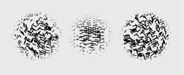 grunge çizgileri ve noktalarıyla soyut arkaplan