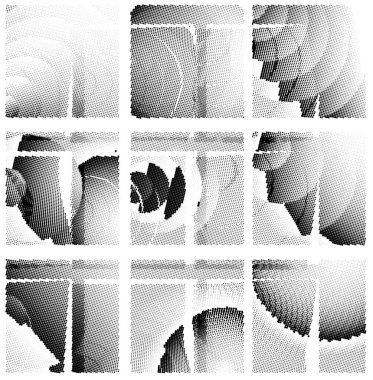 Grunge desenli yarım ton arkaplan. vektör illüstrasyonu.