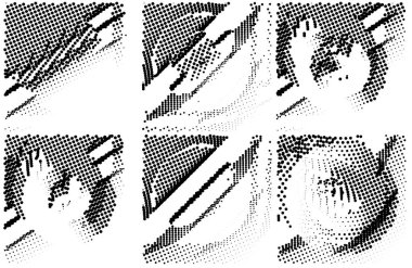 Yarım tonlu noktalar. Soyut arkaplan. vektör illüstrasyonu.