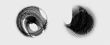 Grunge yarım ton noktalı soyut arkaplan