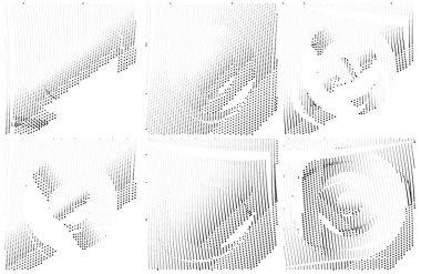 Yarım tonlu noktalar. vektör illüstrasyonu.