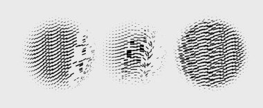 parmak izi soyut arkaplan. vektör illüstrasyonu.