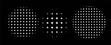 Yarım tonlu noktalar. vektör illüstrasyonu.