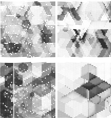 Siyah ve beyaz arkaplanın yarım ton dokusu