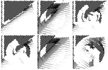 Grunge desenli soyut arkaplan. Yarım ton etkisi. vektör illüstrasyonu