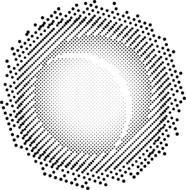 Soyut yarım tonlu noktalar. vektör illüstrasyonu