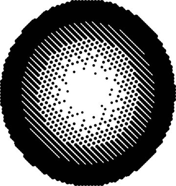 Soyut dairesel desen. vektör illüstrasyonu