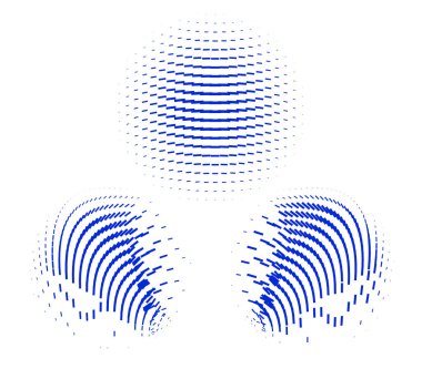 Yarım tonlu noktalar. soyut vektör arkaplanı.