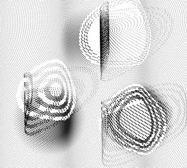 Yarım ton noktalı soyut arkaplan