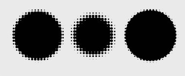 Soyut yarım tonlu noktalar. vektör illüstrasyonu.