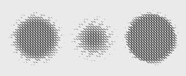 Soyut yarı ton noktaları. Vektör çizim.