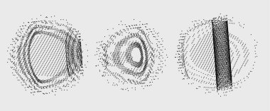 Yarım tonlu noktalar. Noktalı arka plan. vektör illüstrasyonu.