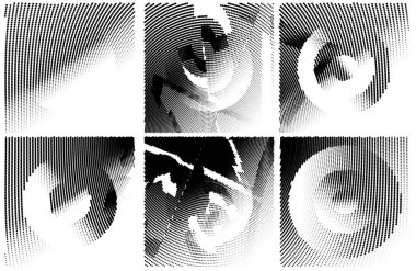 Geometrik desenli yarım ton arkaplan. vektör illüstrasyonu.