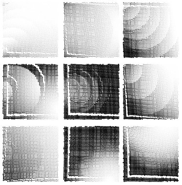 Yarım ton noktalı soyut arkaplan