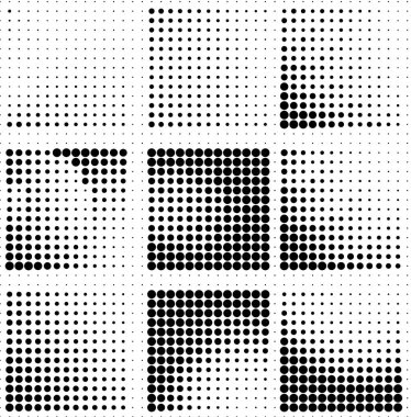 Nokta desenli soyut bir arkaplan. vektör illüstrasyonu