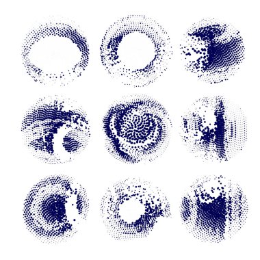 Bir dizi grunge fırça darbeleri, lekeler, mürekkep, sıçrama. vektör illüstrasyonu