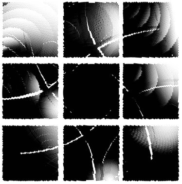 Farklı renk kalıplarına sahip soyut grunge arkaplanı