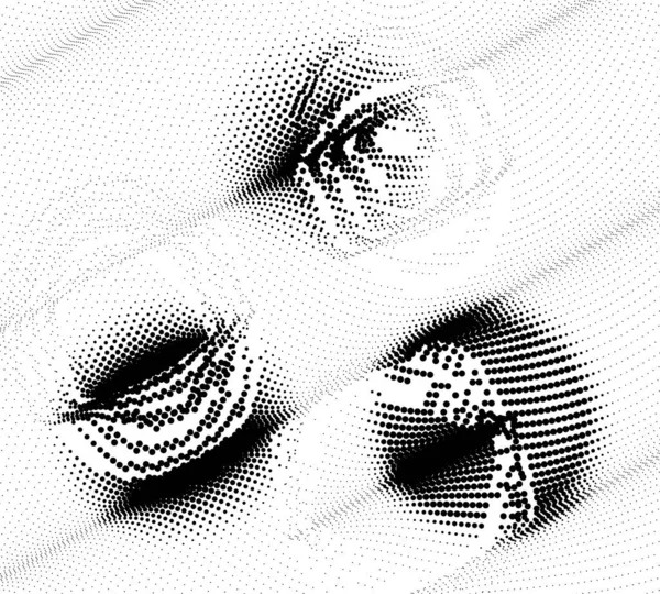 Напівтоновий Ефект Гранжевої Текстури Векторна Ілюстрація — стоковий вектор